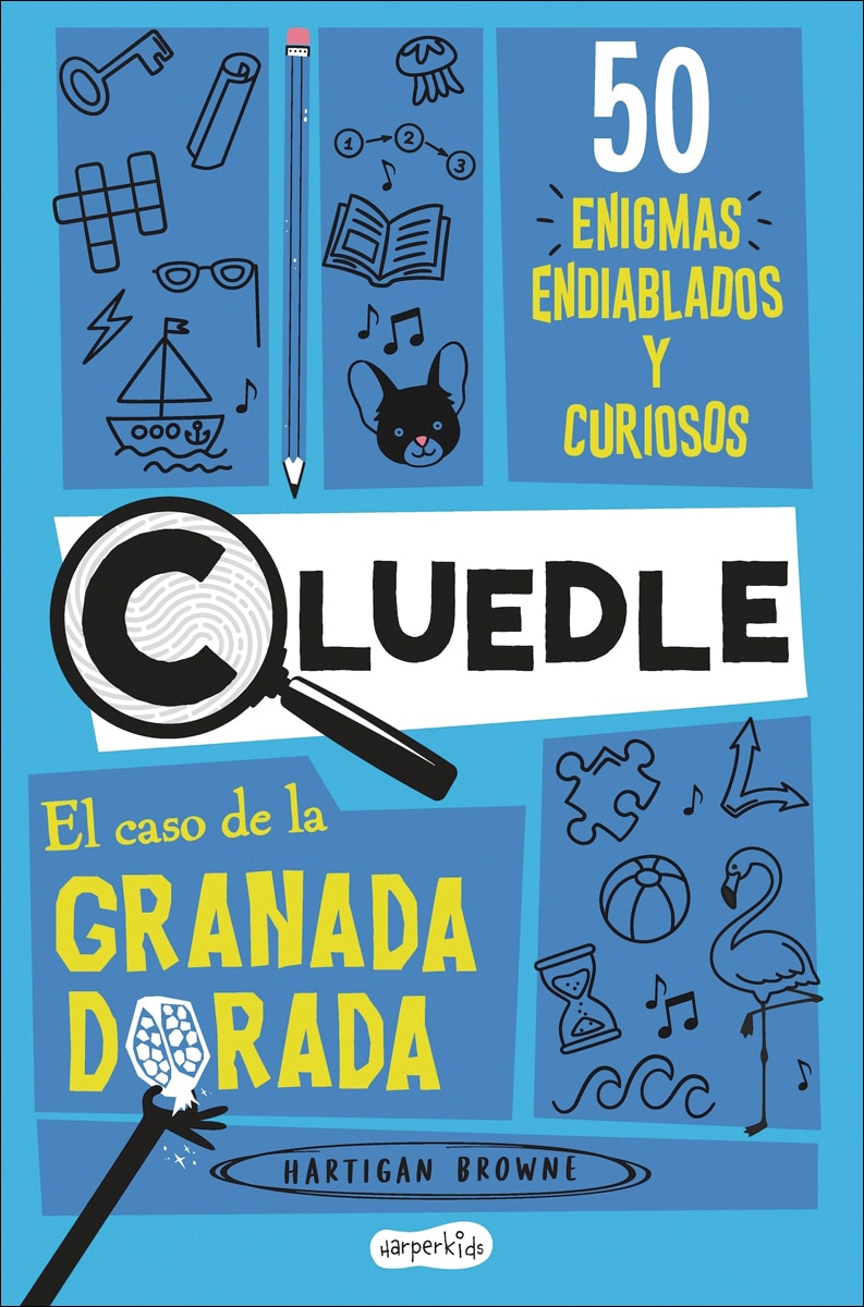 CLUEDLE: El caso de la granada dorada: 50 enigmas endiablados y curiosos (Libro 2) (Capa mole com abas) 1