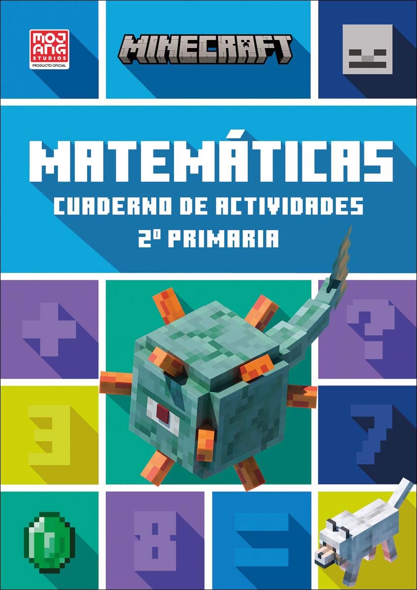 Imagem 0 de Minecraft oficial: cuaderno de actividades, Matemáticas 2.º primaria (Capa mole)