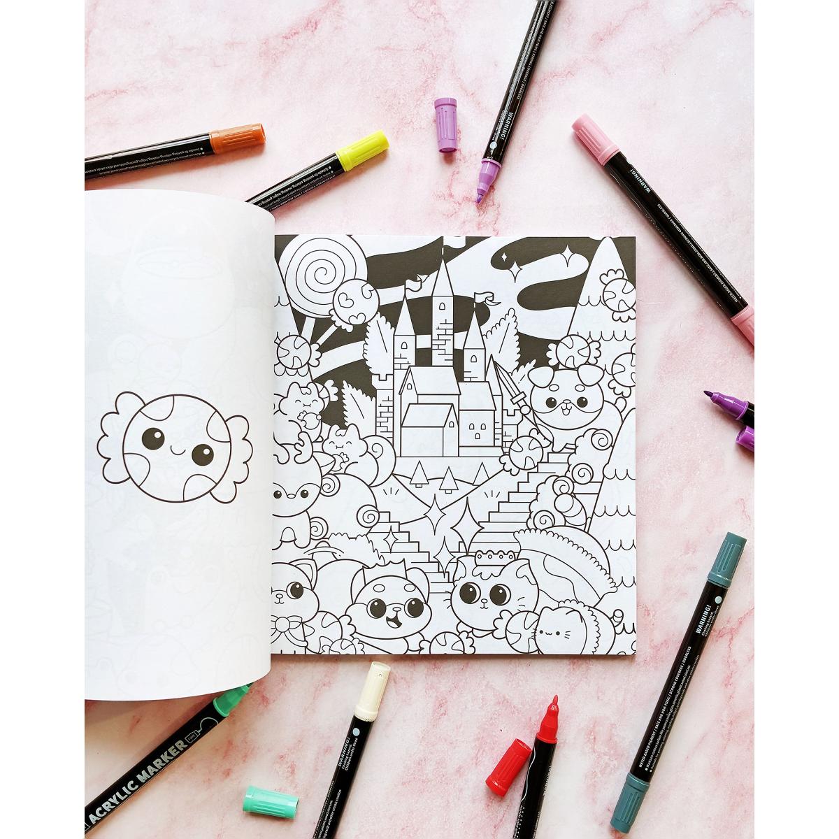 El superlibro para colorear kawaii: Pinta un mundo de color absolutamente adorable (Capa mole) 4