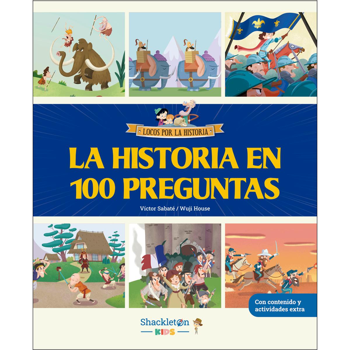 Imagem 0 de La historia en 100 preguntas: Libro infantil para descubrir todas las curiosidades y hechos increíbles de la historia: la prehistoria, el (Capa dura)