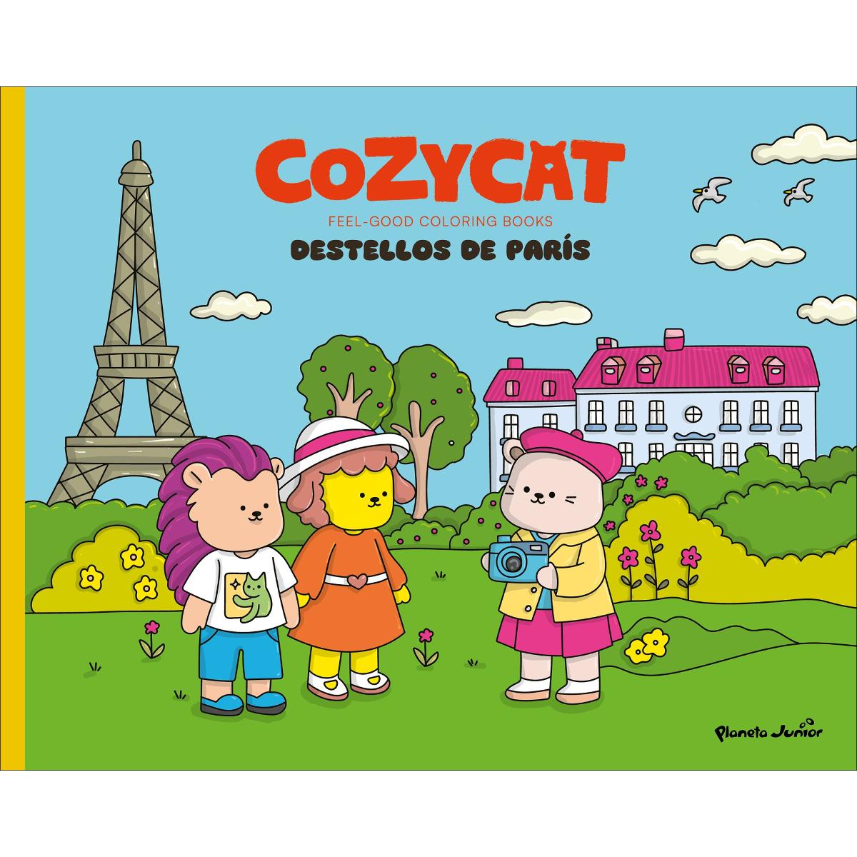 Cozy Cat. Destellos de París: Feel Good Coloring Books (Capa mole) 1