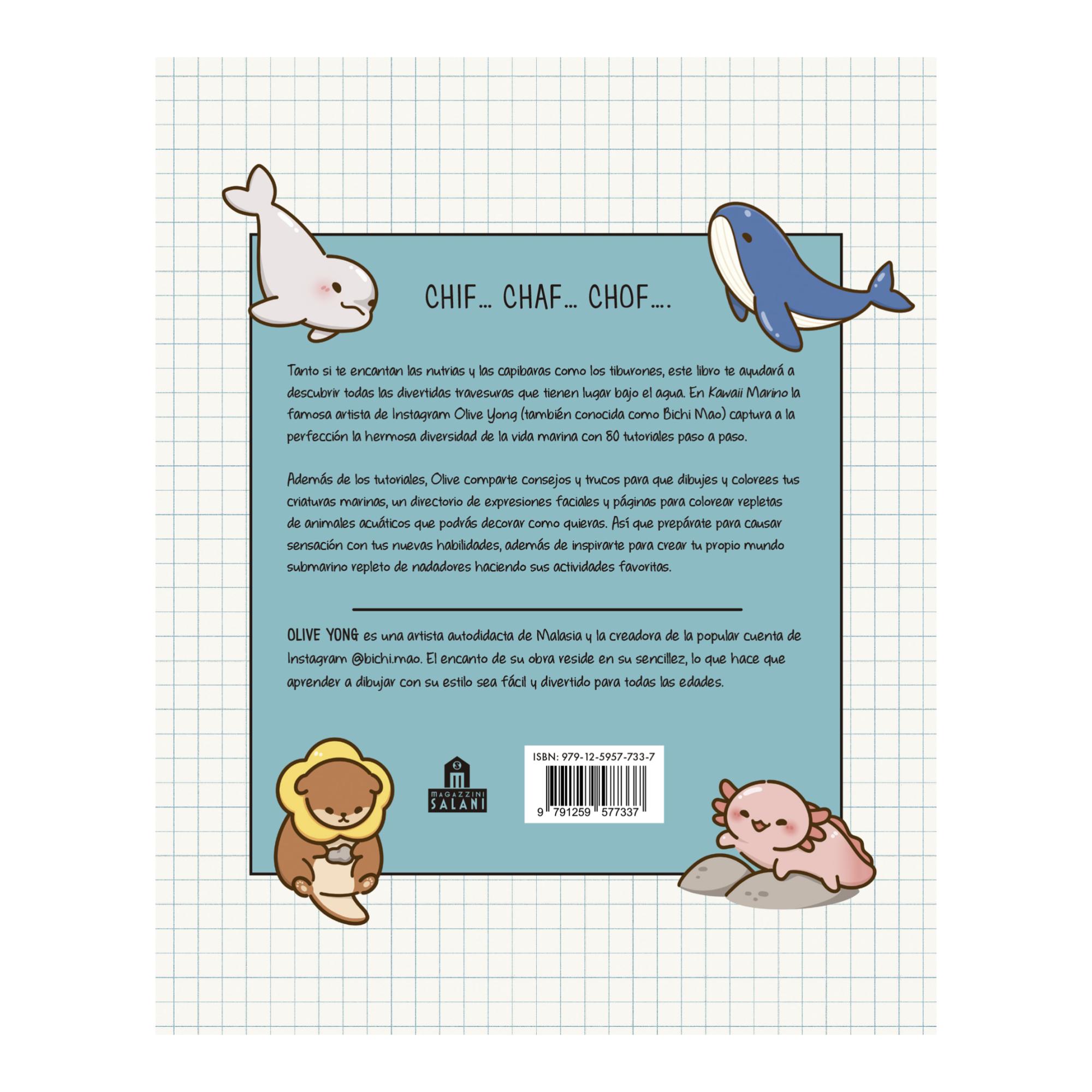 Kawaii Marino: Aprende a dibujar 80 criaturas marinas adorables (Capa mole) 2