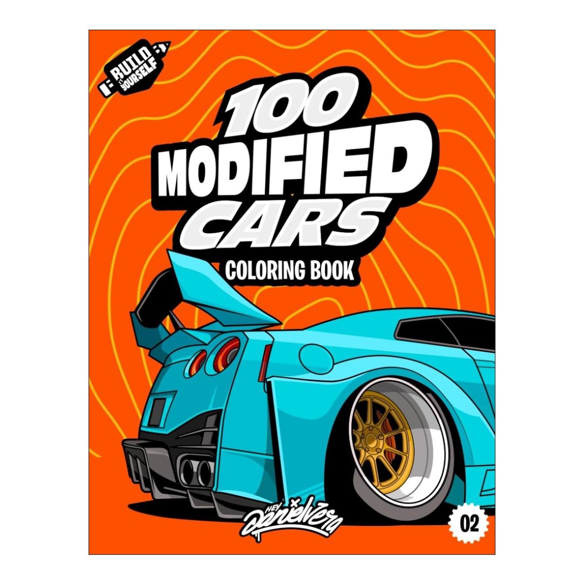 Imagem 0 de 100 Modified Cars - Coloring Book