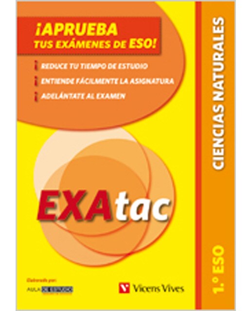 Exatac 1 Ciencias Naturales. Ejercicios Para Aprobar Los (Capa mole) 1