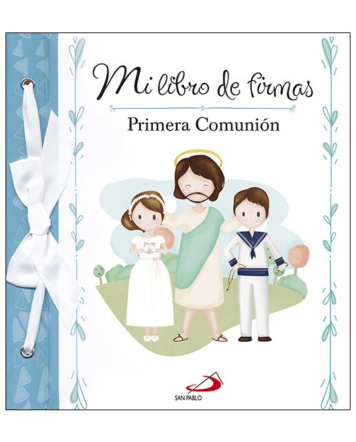 Mi libro de firmas. Mi Primera Comunión (azul) (Capa dura) 1