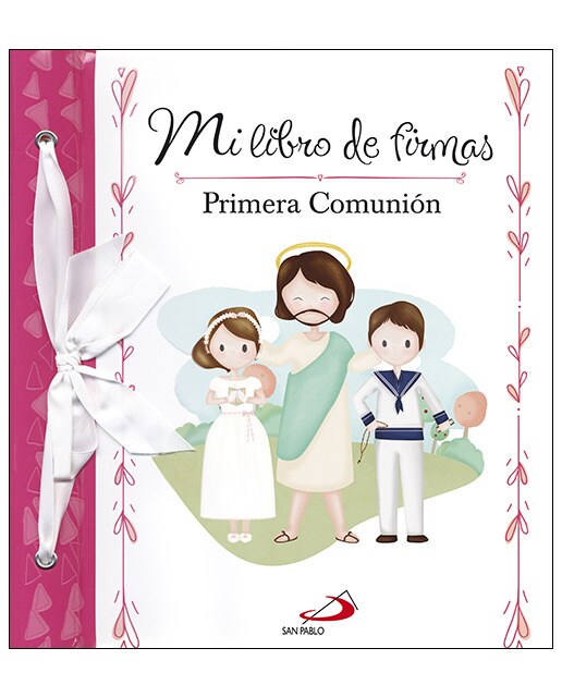 Imagen 0 de Mi libro de firmas. Mi Primera Comunión (rosa)  (Tapa dura)