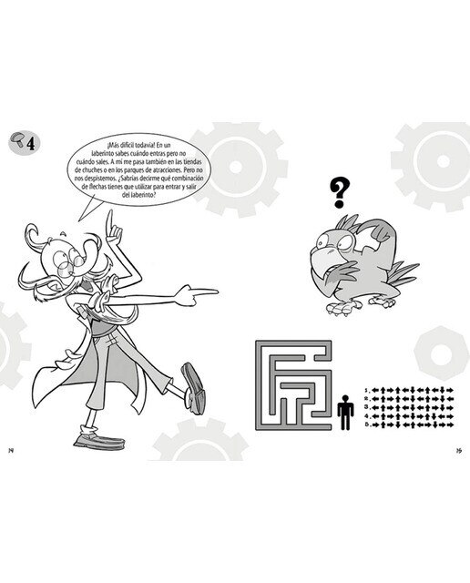 Entrena tu mente con enigmas, cálculo y juegos de lógica: Actividades divertidas para niños y niñas(Tapa blanda) 3