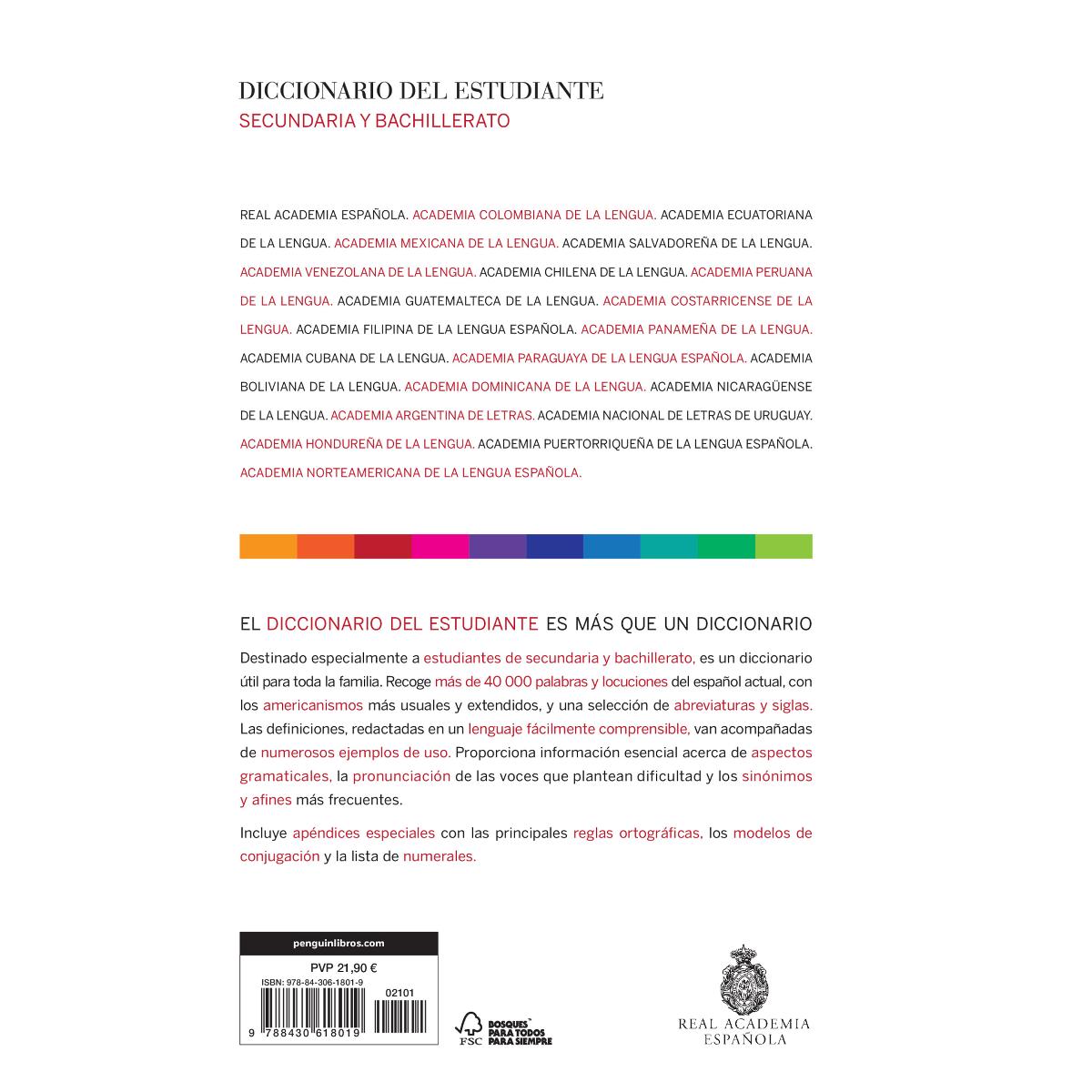 Diccionario del estudiante. Secundaria y Bachillerato (Capa dura) 2