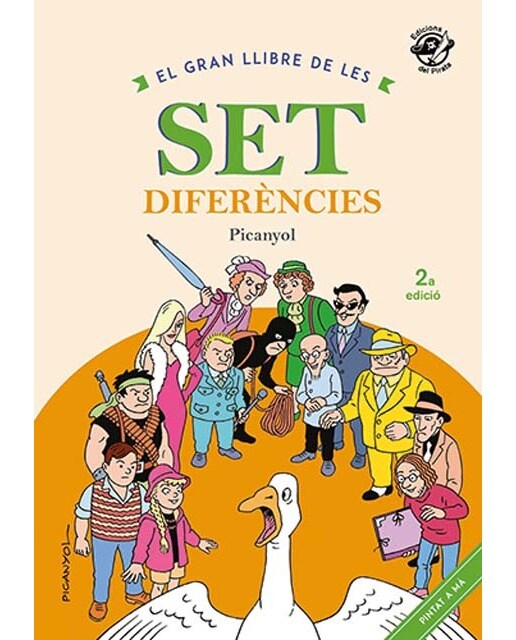 El gran llibre de les set diferències: Llibre joc per buscar diferències: busca busca: troba les diferències (Capa dura) 1