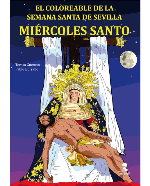 Miércoles Santo: El coloreable de la Semana Santa de Sevilla 1