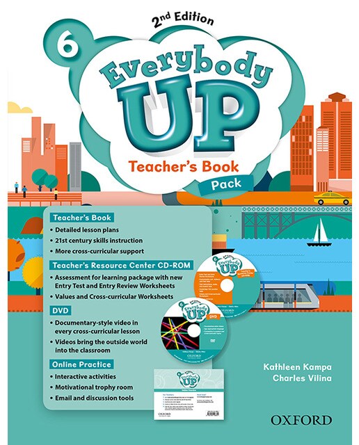 Everybody Up! 6. Teacher's Book W/DVD& Online Practice Pack 2nd Edition 1