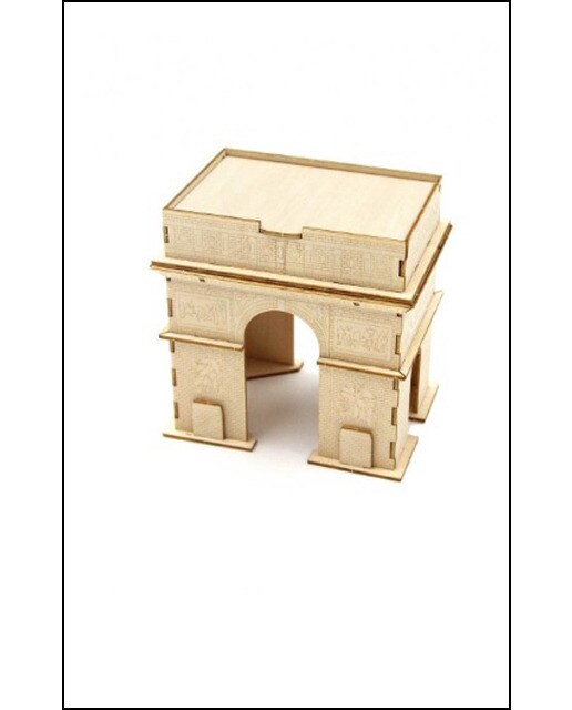 Incredibuilds: Paris: Arc De Triomphe 3D Wood Mode 1