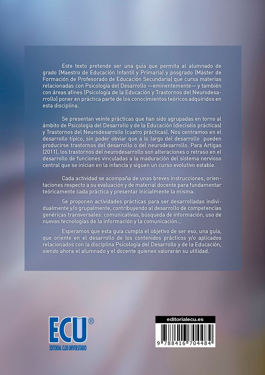 Psicología del desarrollo. Cuaderno de prácticas para futuros maestros (Capa mole) 2