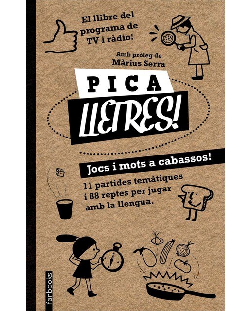 Pica Lletres: Jocs i mots a cabassos! (Capa mole) 1