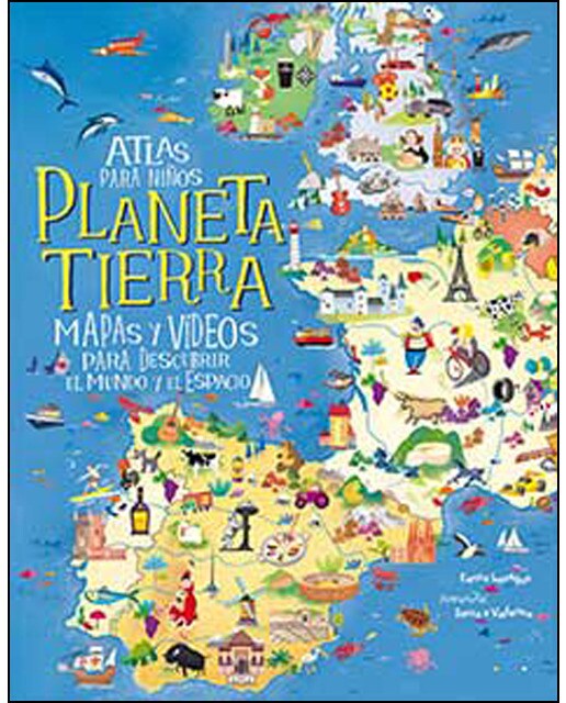 Imagen 0 de Atlas para niños Planeta Tierra: Mapas y videos para descubrir el mundo y el espacio  (Tapa dura)
