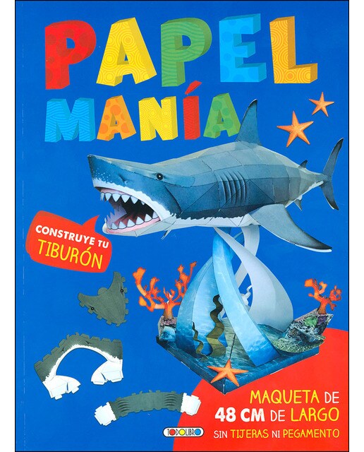 Papel Manía. Construye Tu Tiburón 1