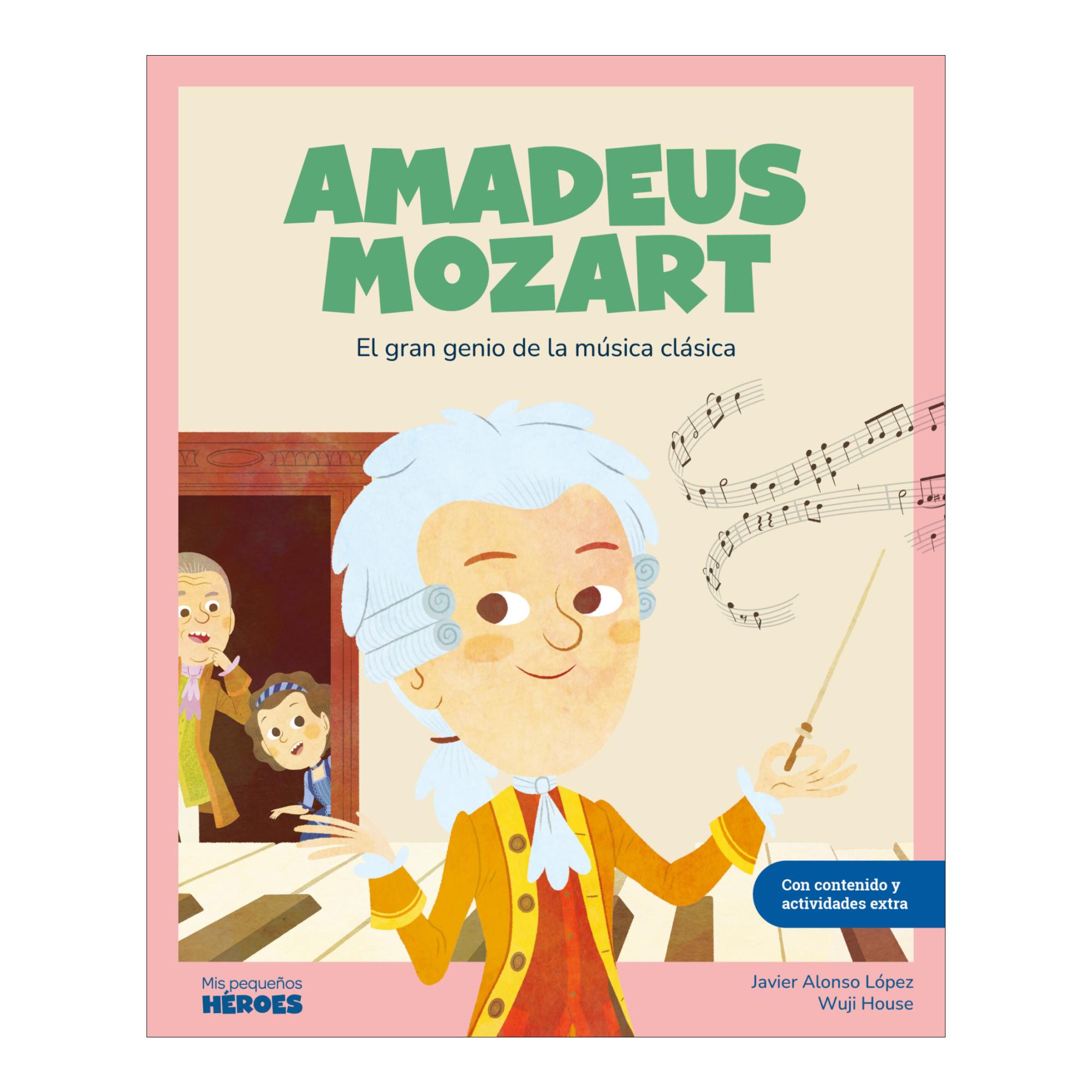 Imagem 0 de Amadeus Mozart: El gran genio de la música clásica | Libro infantil con juegos y actividades extra | Cuentos para niños para conocer a lo (Capa dura)
