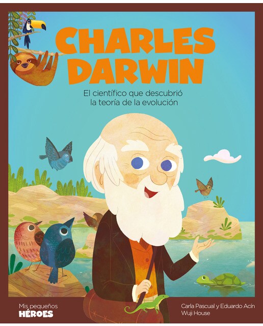 Imagem 0 de Charles Darwin: El científico que descubrió la teoría de la evolución | Libro infantil con juegos y actividades extra | Cuentos para niño (Capa dura)