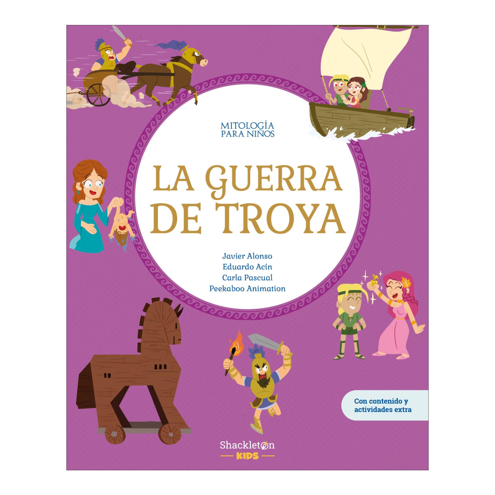 Imagem 0 de La guerra de Troya: Libro infantil con juegos y actividades extra | Las mejores historias de la mitología griega y romana, convertidas en (Capa dura)