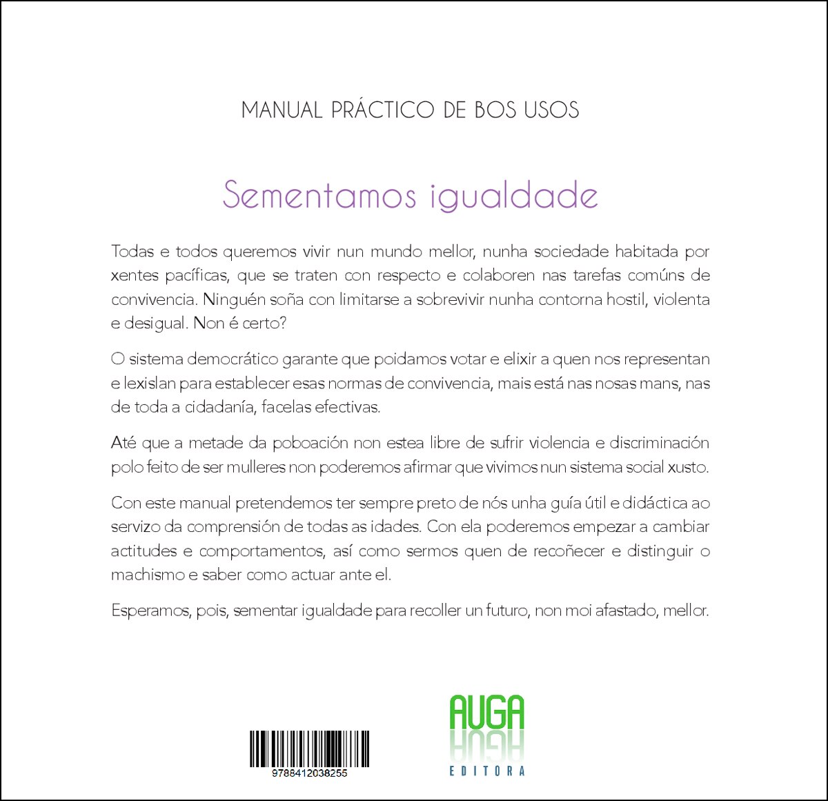 Sementamos igualdade 2