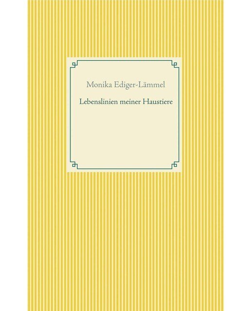 Lebenslinien meiner Haustiere 1
