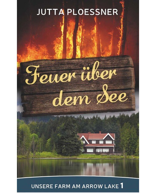 Feuer über dem See 1