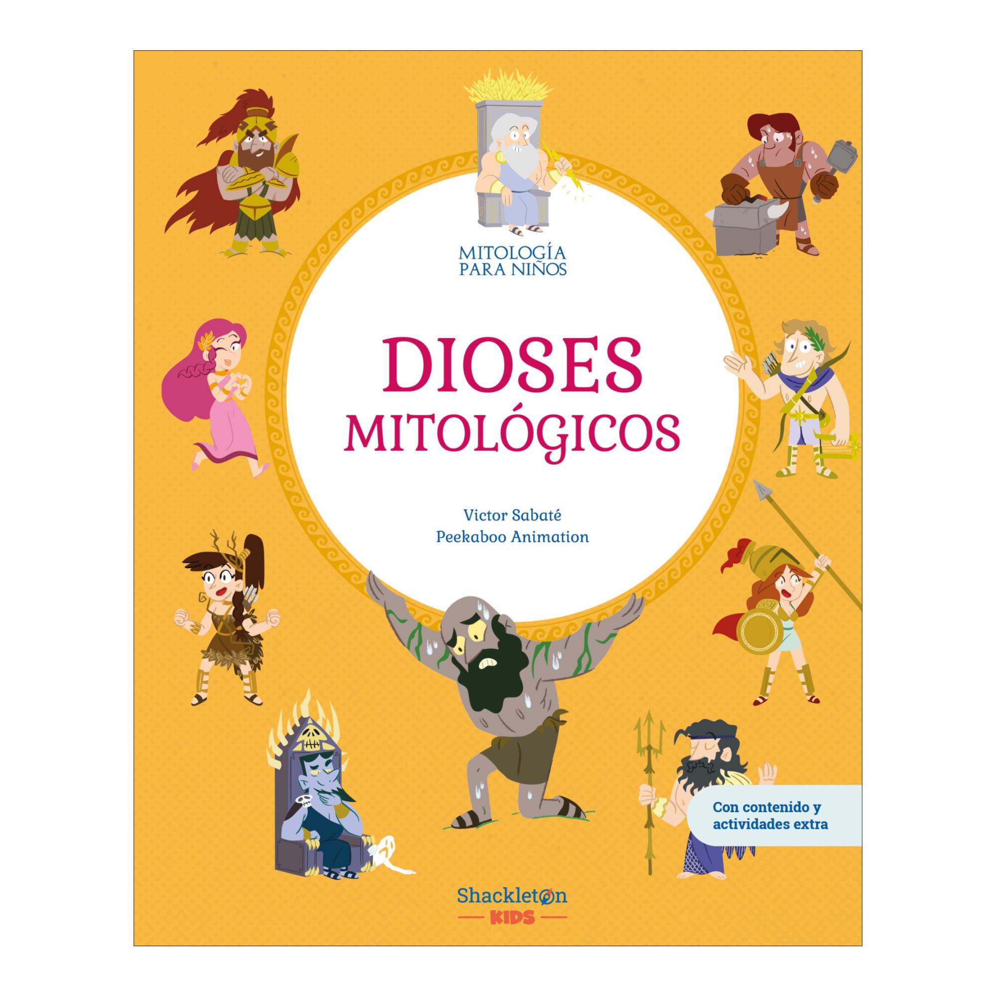Dioses mitológicos: Libro infantil con juegos y actividades extra | Descubre el maravilloso mundo de la mitología griega, en una colecció (Capa dura) 1