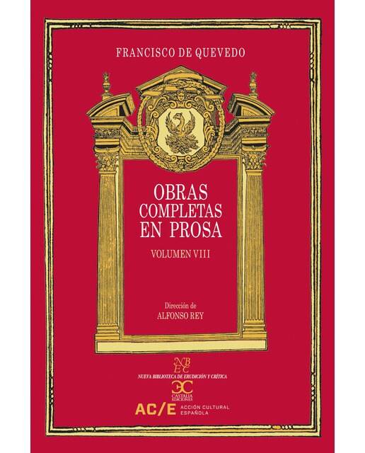Obras completas en prosa. Vol. VIII (Capa dura) 1