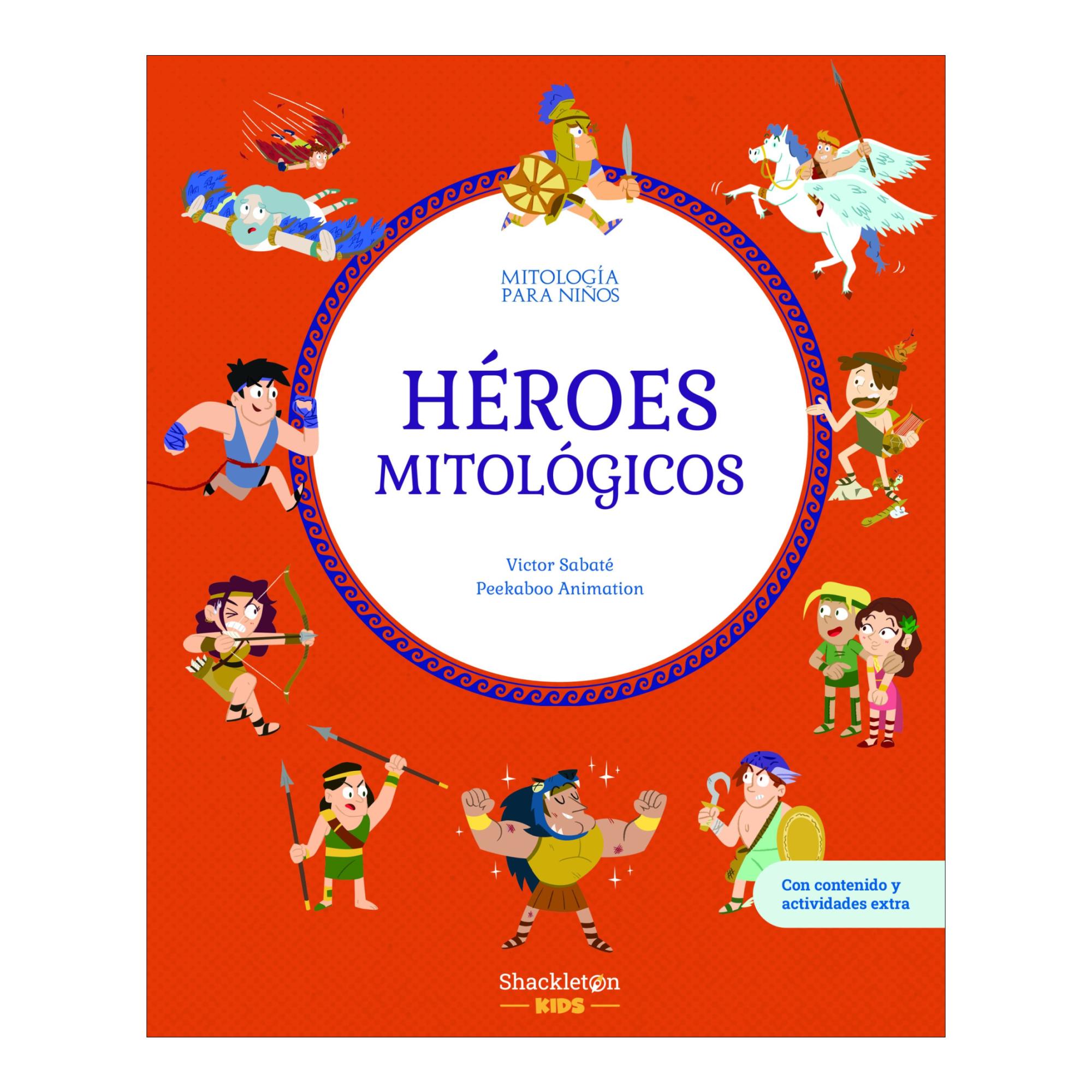 Imagem 0 de Héroes mitológicos: Libro infantil con juegos y actividades extra | Descubre el maravilloso mundo de la mitología griega, en una colecció (Capa dura)