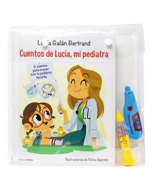 Imagen 0 de Maletín de cuentos de Lucía, mi pediatra: Con un termómetro y una jeringa de juguete (Tapa dura)