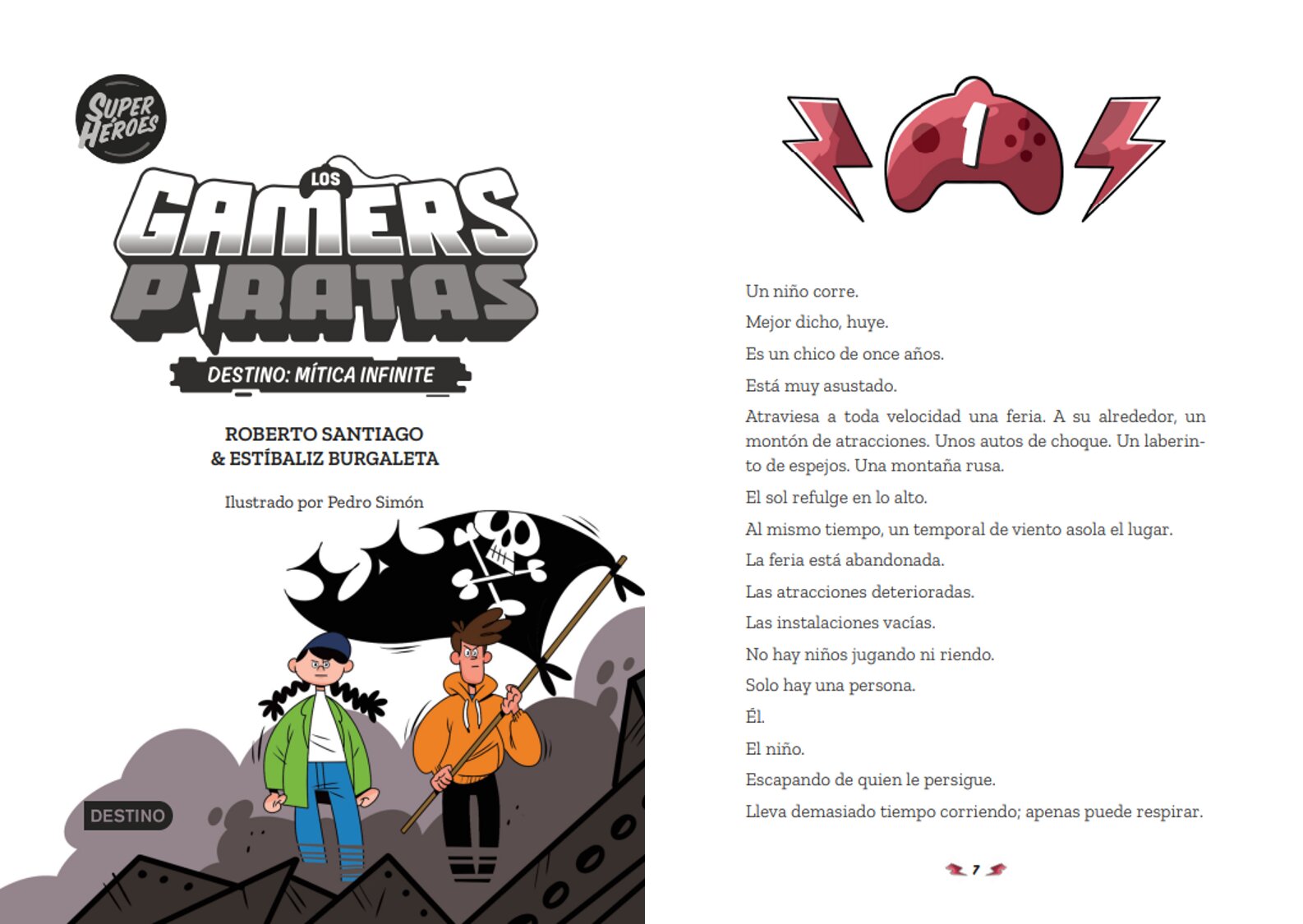 Los Gamers Piratas 1. Destino: Mítica Infinite (Capa mole com abas) 5