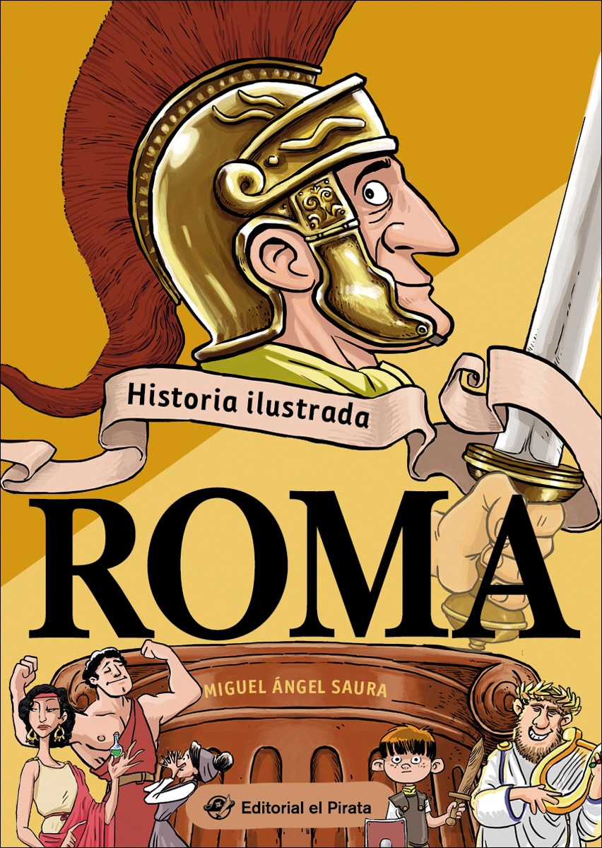 Imagen 1 de Historia ilustrada - Roma: Libro de no ficción sobre la antigua Roma - ¡Incluye chistes! Libros para niños y niñas - De 9 a 13 años  (Tapa blanda)