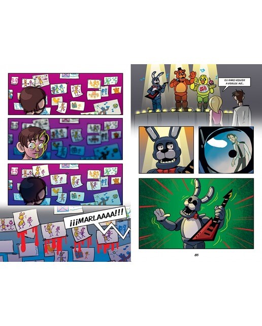 Five Nights At Freddy's. La novela gráfica 1 - Los ojos de plata  (Tapa dura) 6