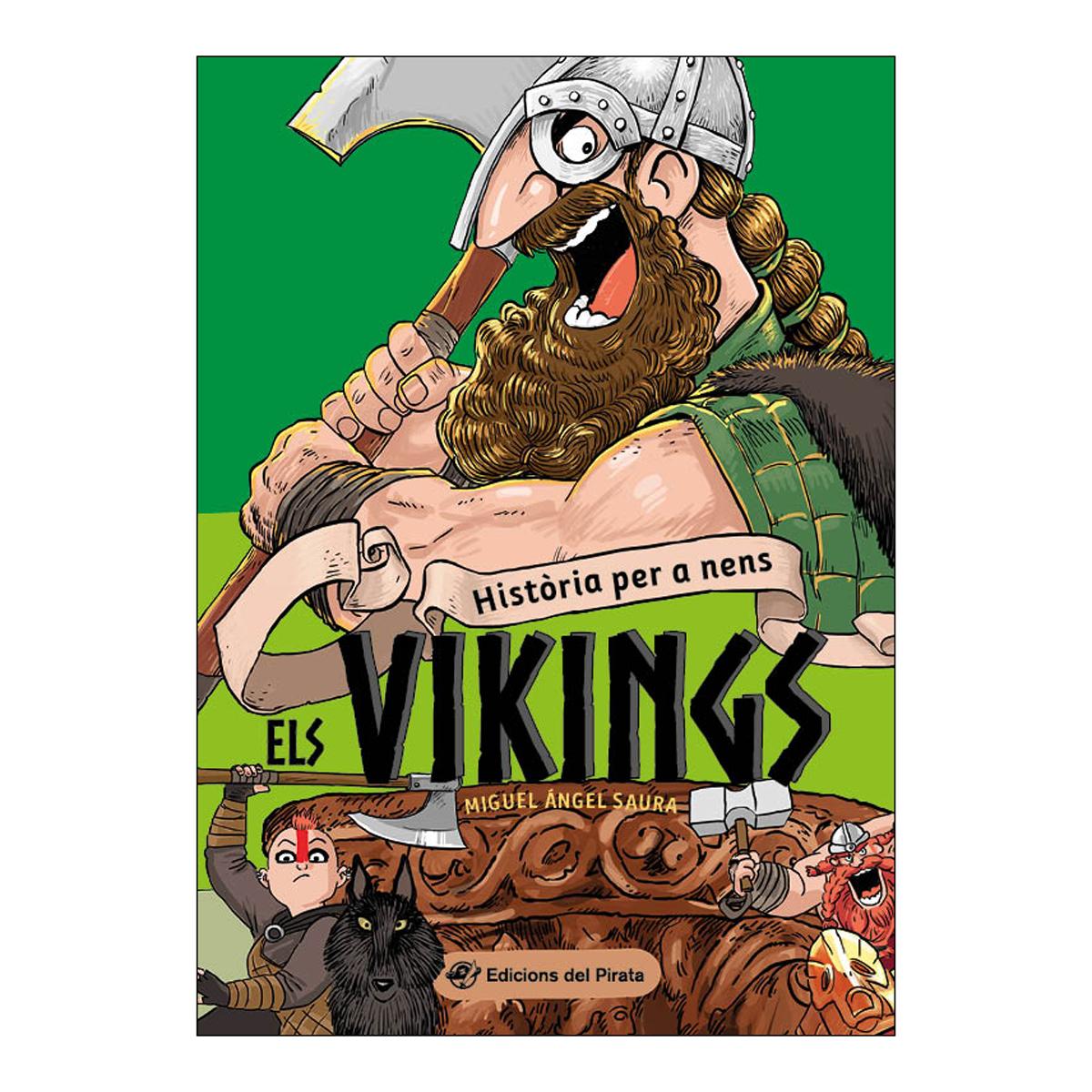 Imagen 1 de Història per a nens - Els vikings: Llibre dels vikings en català amb acudits! Llibres per a nens i nenes a partir de 10 anys.  (Tapa blanda)