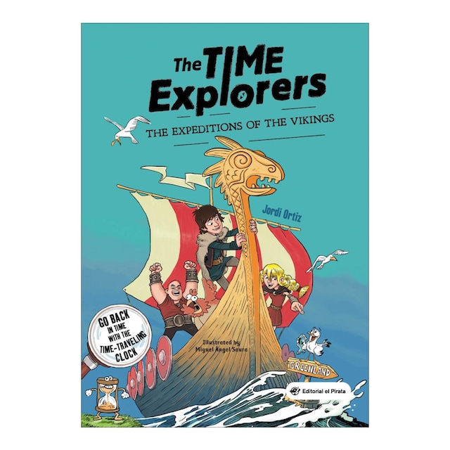 Imagem 0 de The Expeditions of the Vikings: Con un reloj descifrador - Aventuras en inglés para descubrir los vikingos - Para niños y niñas a partir  (Capa mole)