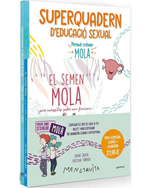 Imagen 0 de Pack Aprèn amb Menstruita (El semen mola + Superquadern d'educació sexual): Explica'ls tot el que a tu no et van explicar de manera cla  (Tapa blanda)