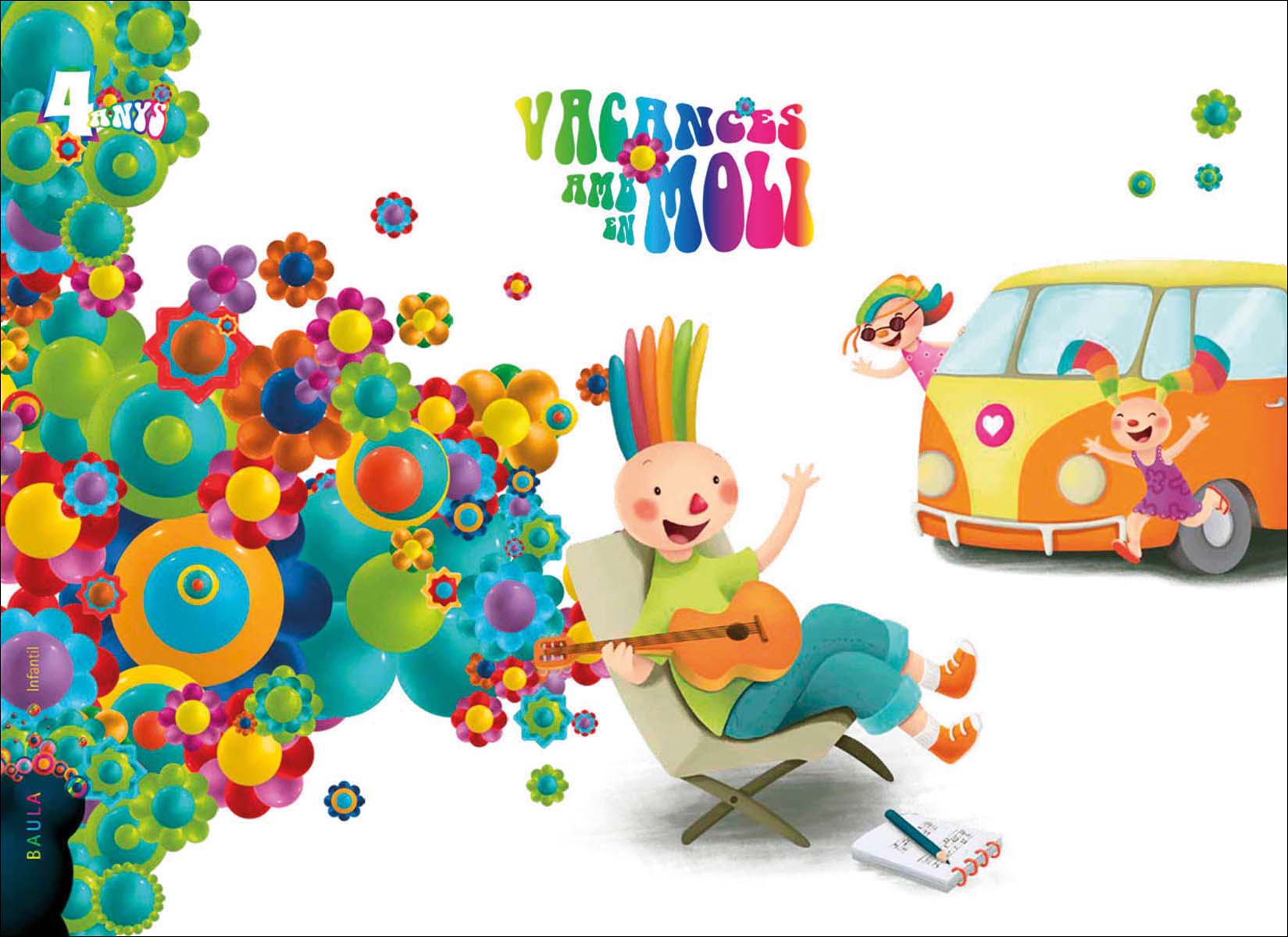 Vacances amb en Moli 4 anys Infantil  (Tapa blanda) 1
