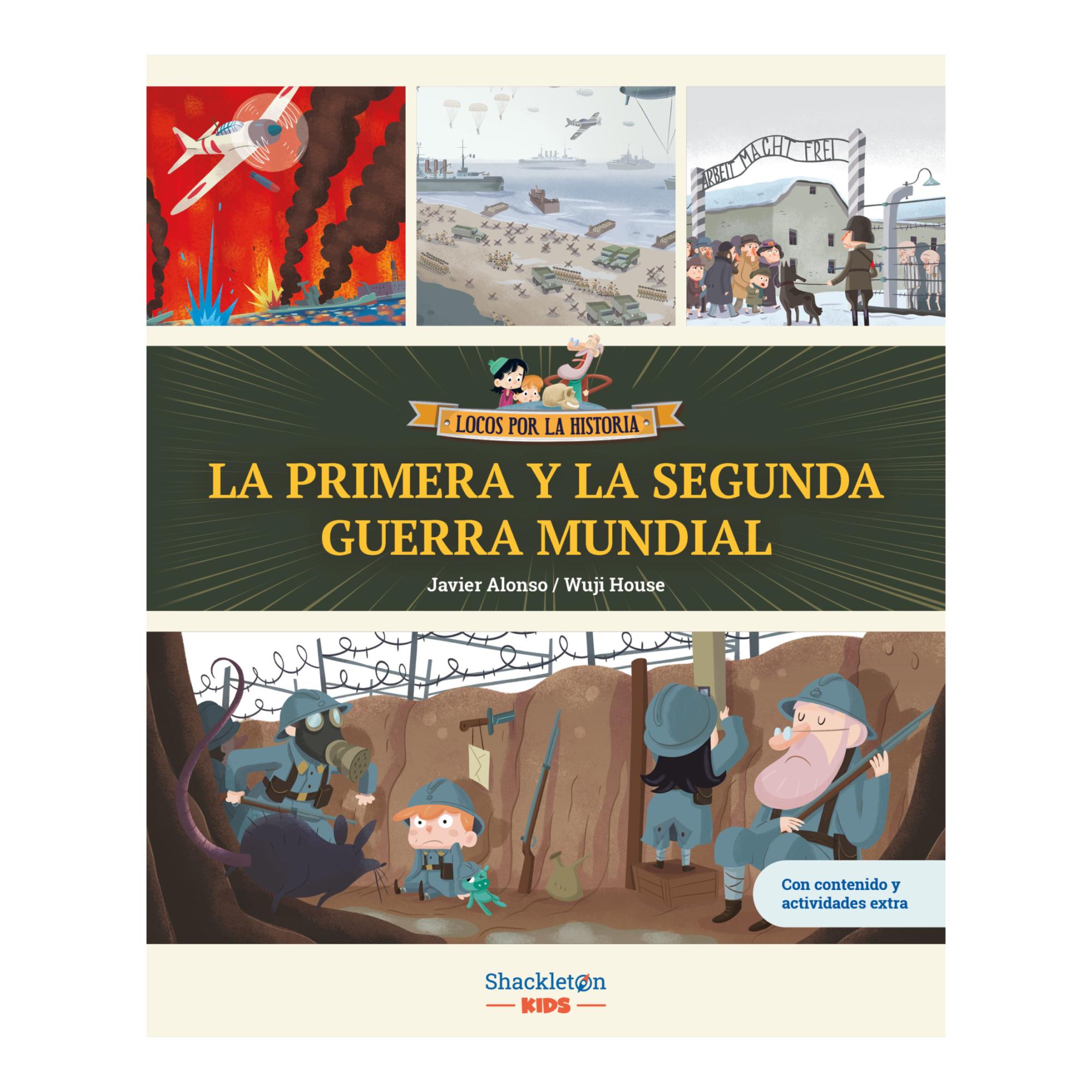 Imagem 0 de La primera y la segunda guerra mundial: Libro infantil con contenidos y actividades extra | Únete a Carmen, Marco y el abuelo, y descubre (Capa dura)
