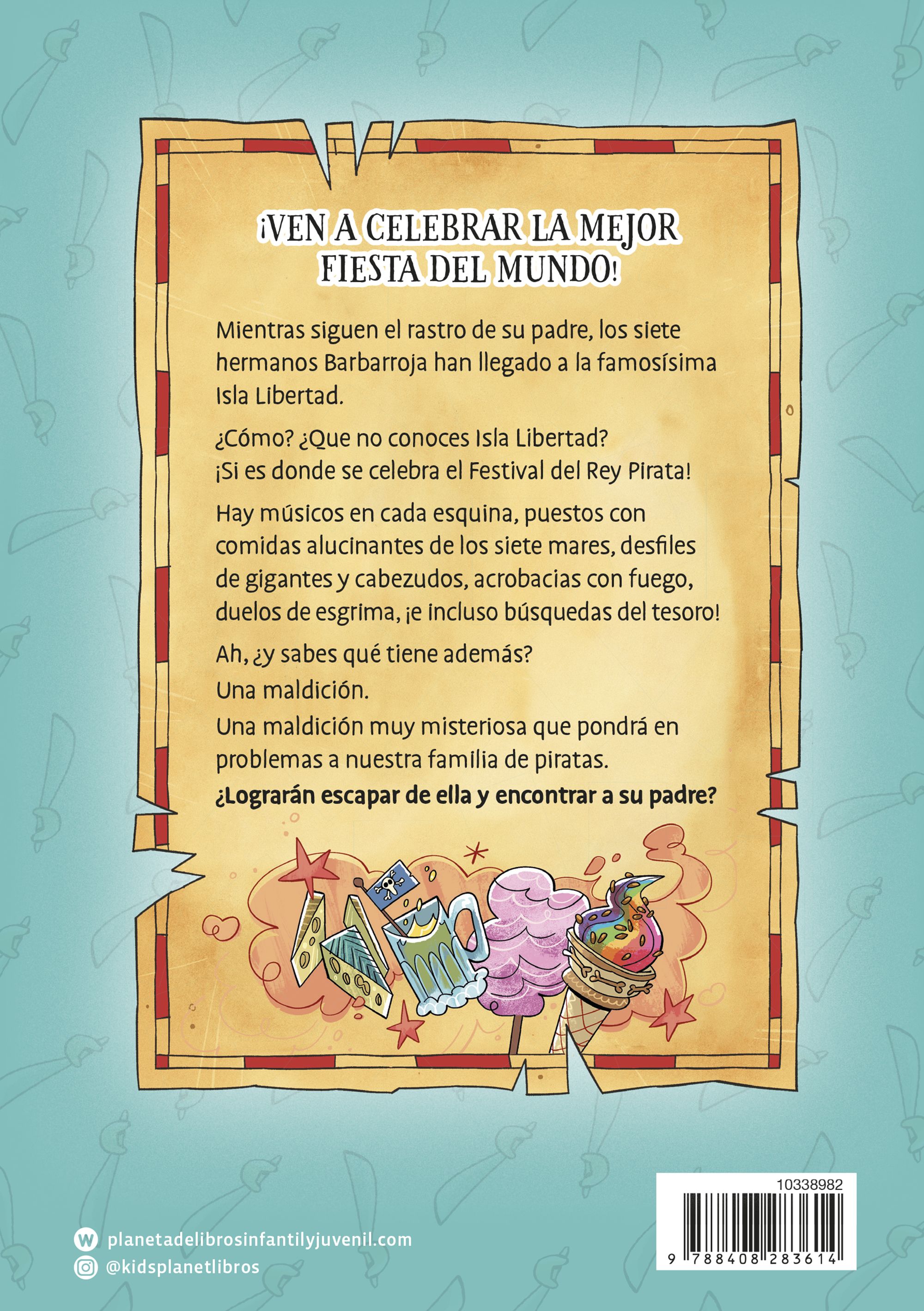 Los siete de Barbarroja 2. El festival del Rey Pirata  (Tapa blanda con solapas) 2