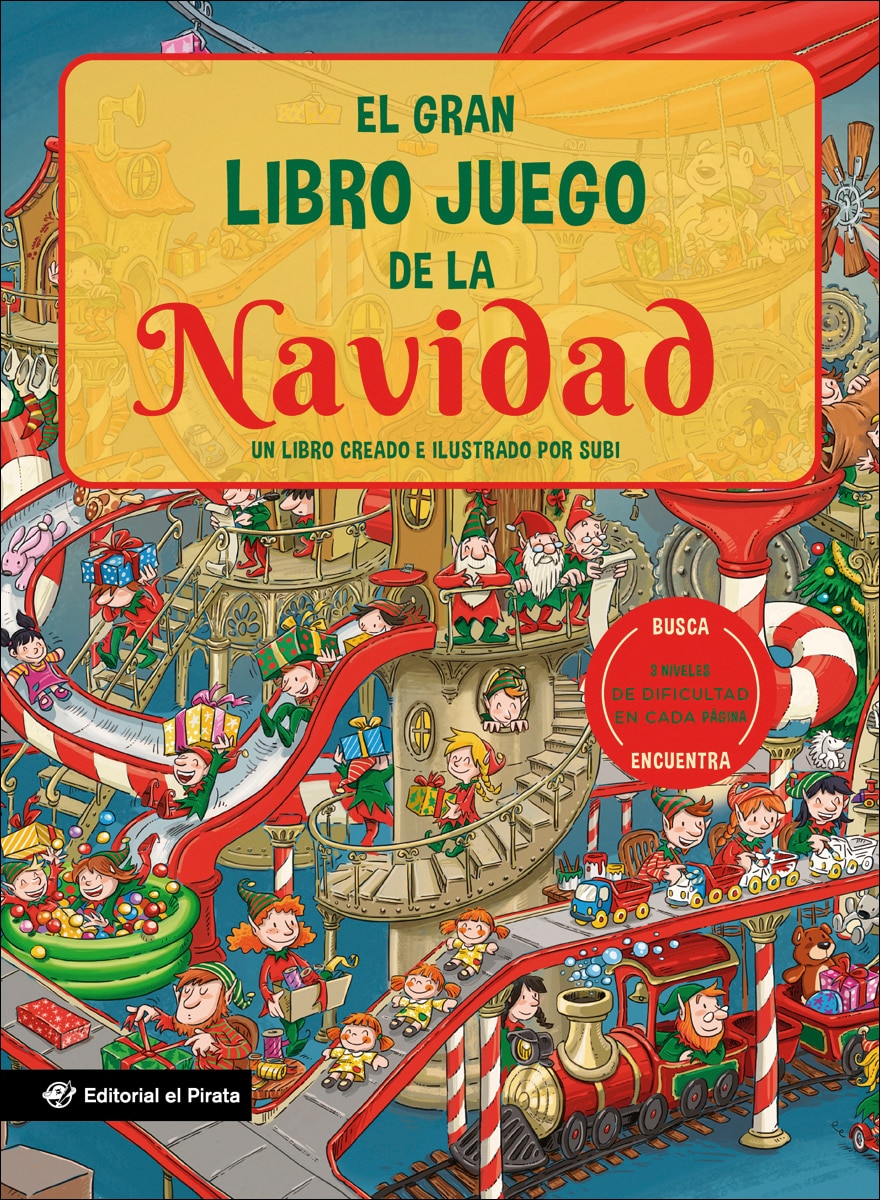 Imagem 0 de El gran libro juego de la Navidad: Un libro infantil con 3 niveles de juego, de 3 a 8 años. Jugar y aprender. ¡Conoce un montón de curiosidades y tra
