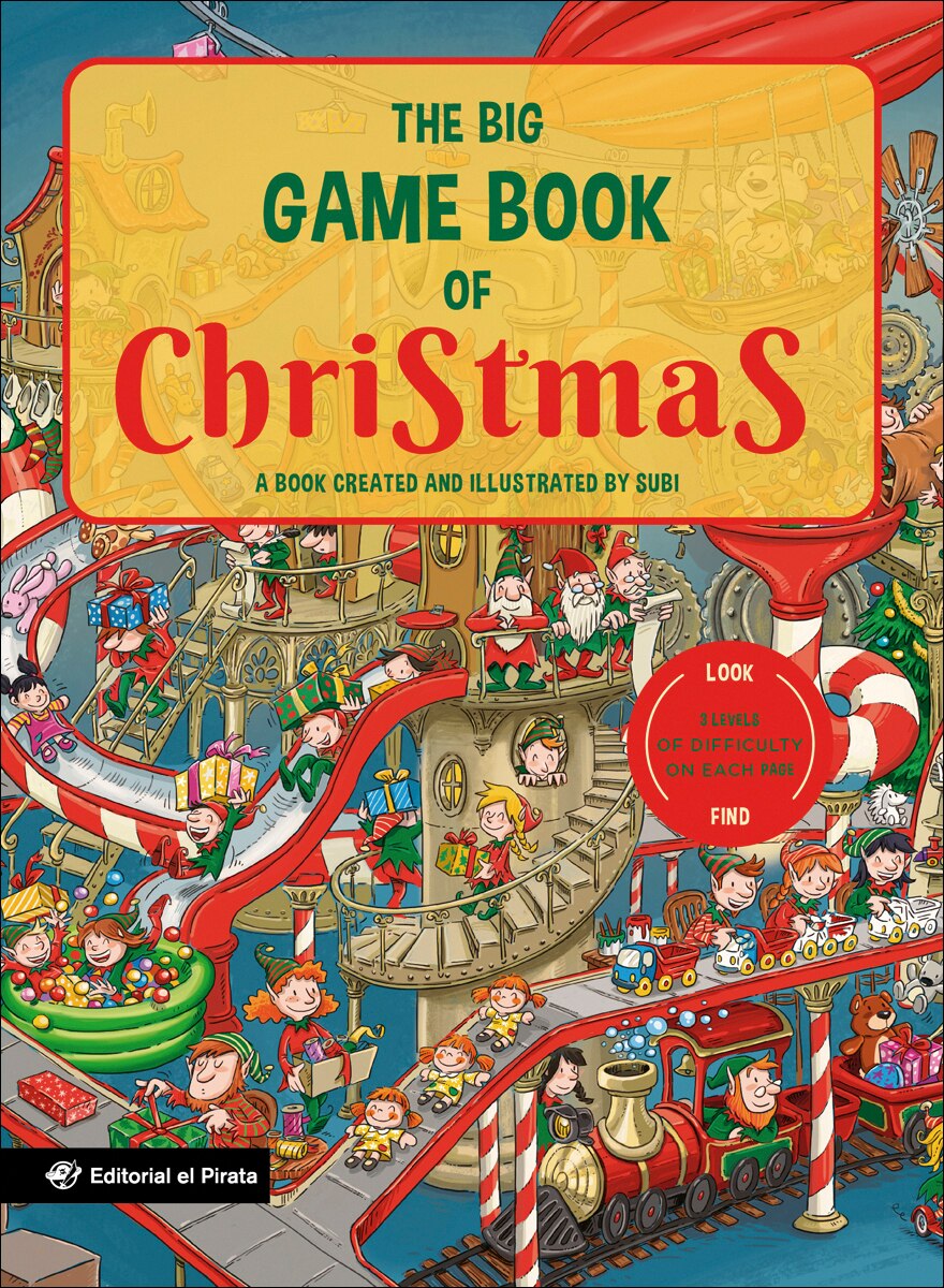 Imagem 0 de The Big Game Book of Christmas - Libros para niños en inglés: Un cuento en INGLÉS con 3 niveles de juego, de 3 a 8 años. ¡Descubre un montón de curio