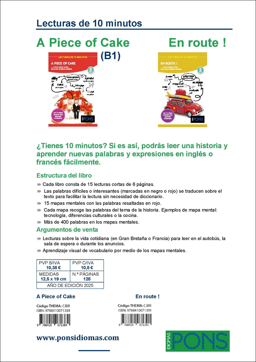 Imagem 0 de Lecturas de 10 minutos. A Piece of Cake: ...y otros relatos cortos de la vida cotidiana británica (Capa mole)