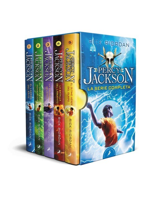 Imagen 0 de Percy Jackson y los dioses del Olimpo - La serie completa: pack con: El ladrón del rayo | El mar de los monstruos | La maldición del T (Tapa blanda)