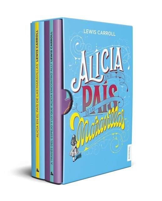 Estuche Alicia en el país de las maravillas: Alicia en el país de las maravillas + A través del espejo (Bolso) (Capa dura) 1