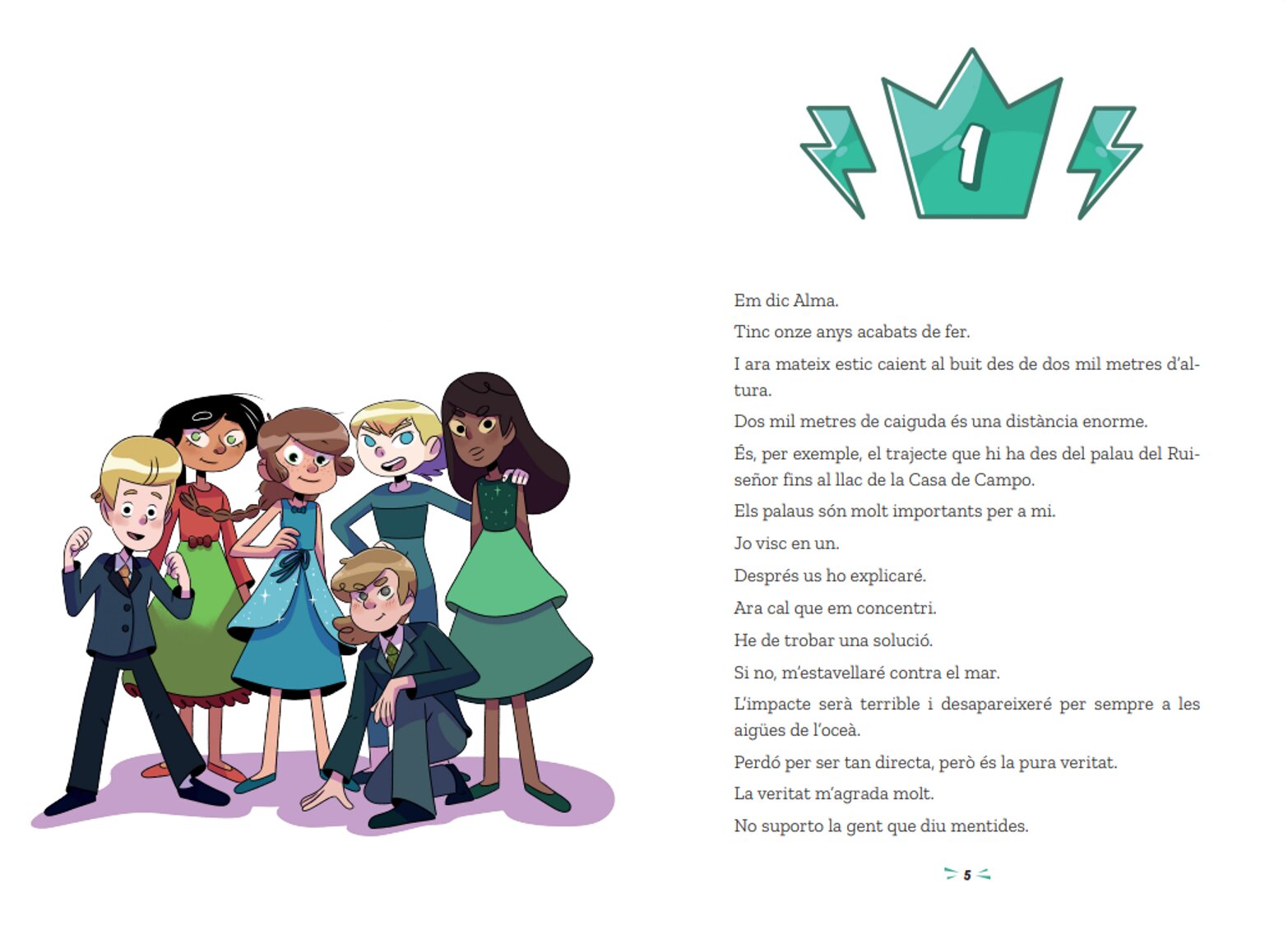 Les Princeses Rebels 1. El misteri de la virgulina immortal  (Tapa blanda con solapas) 5