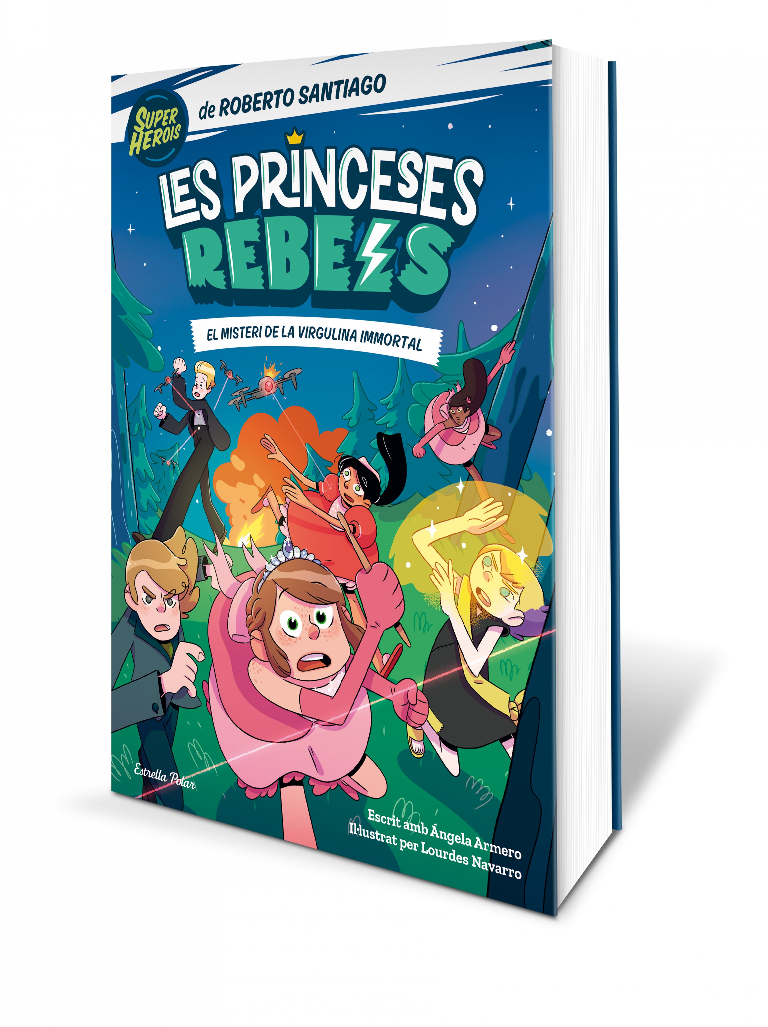 Les Princeses Rebels 1. El misteri de la virgulina immortal  (Tapa blanda con solapas) 6