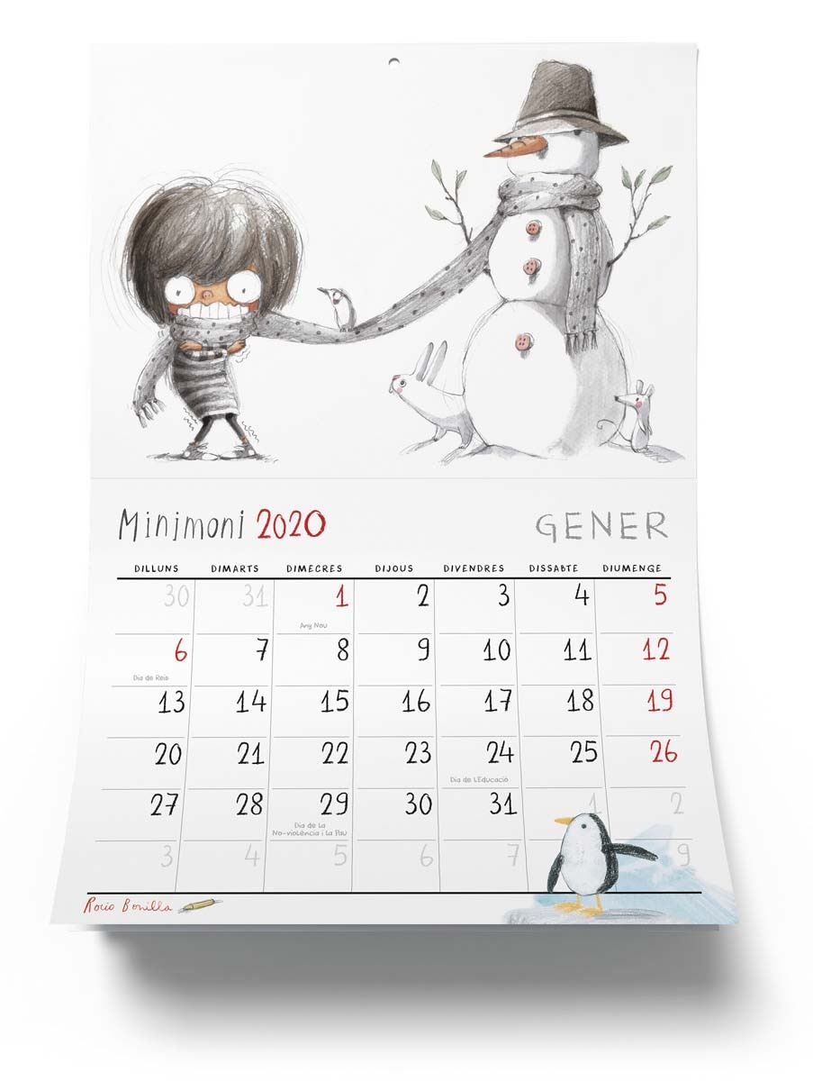 Calendari Minimoni (Capa mole) 1
