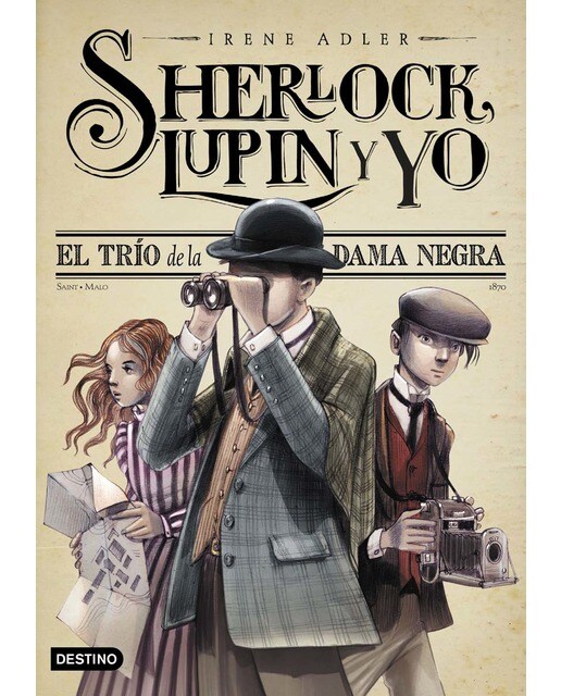 El trío de la Dama Negra: Sherlock, Lupin y yo 1  (Tapa blanda con solapas) 1