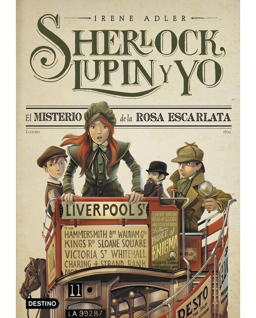 Imagen 0 de El misterio de la Rosa Escarlata: Sherlock, Lupin y yo 3  (Tapa blanda con solapas)