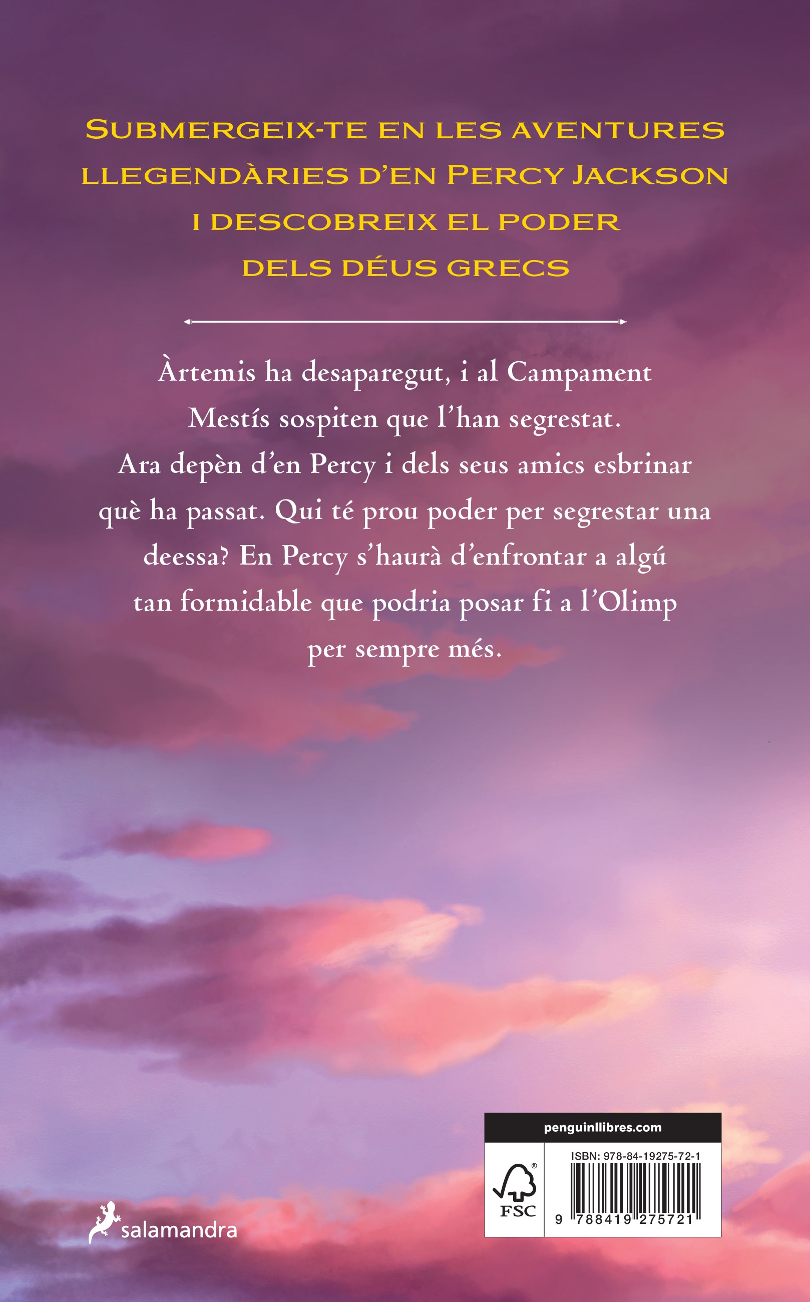 Imagen 2 de La maledicció del tità (Percy Jackson i els déus de l'Olimp 3)  (Tapa blanda)